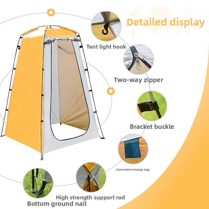 ポップアップ式プライバシーテント アウトドアシャワーテント  - Outdoor Camping Toilet Tent のレビューと価格