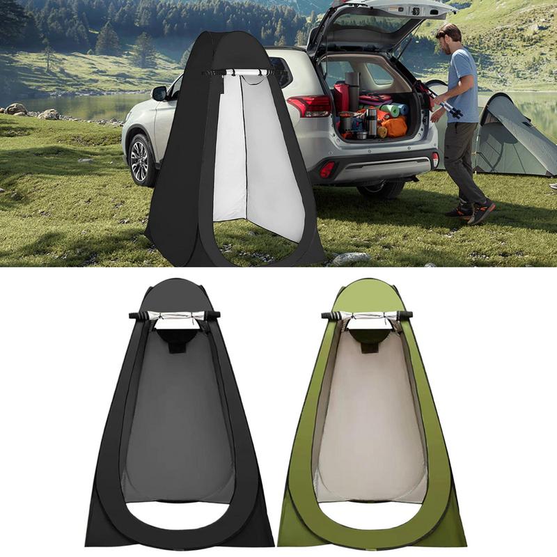ポータブル屋外キャンプテントポップアッププライバシーシャワー - Outdoor Camping Toilet Tent のレビューと価格
