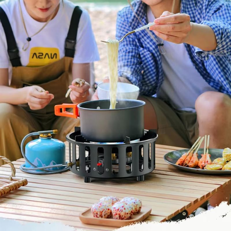 高出力7芯21000Wポータブルキャンプストーブ、強風対応屋 - Outdoor Camping Outlet のレビューと価格