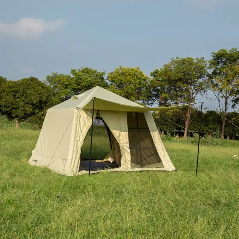 防水ポータブルオックスフォード生地エアテント、家族でのアウト - Outdoor Camping Adventures のレビューと価格