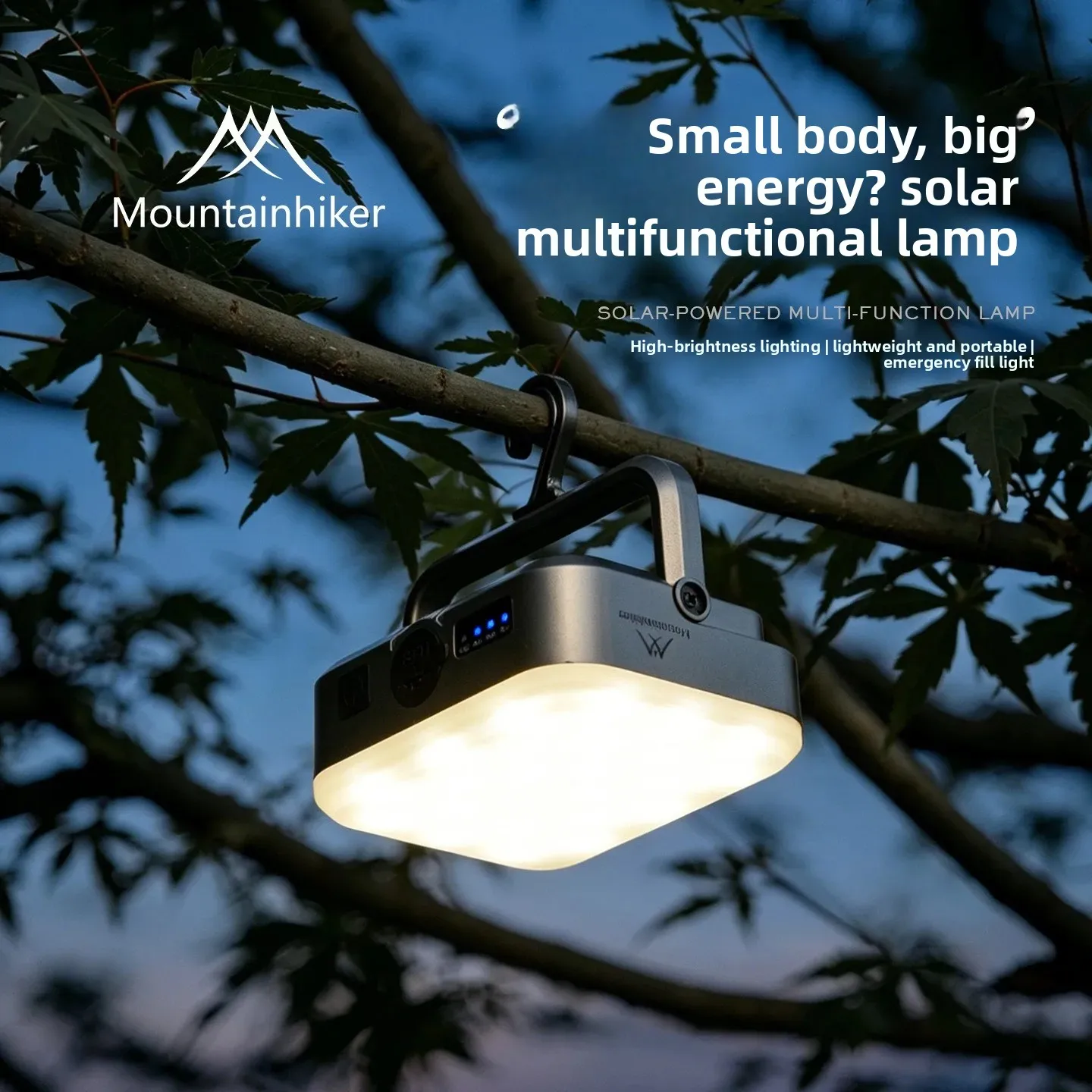 マウンテンハイカー 緊急照明 ソーラーキャンプライト ポータ - Camping Solar Lantern のレビューと価格