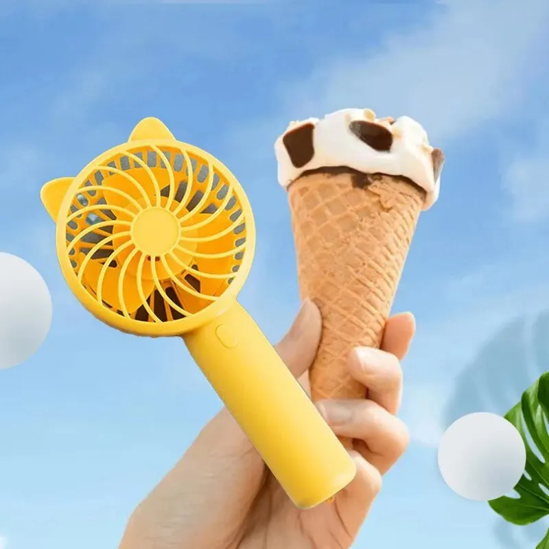1pc ミニハンドヘルドファン冷却ファンホームオフィス旅行ア - Outdoor Camping Ventilator のレビューと価格