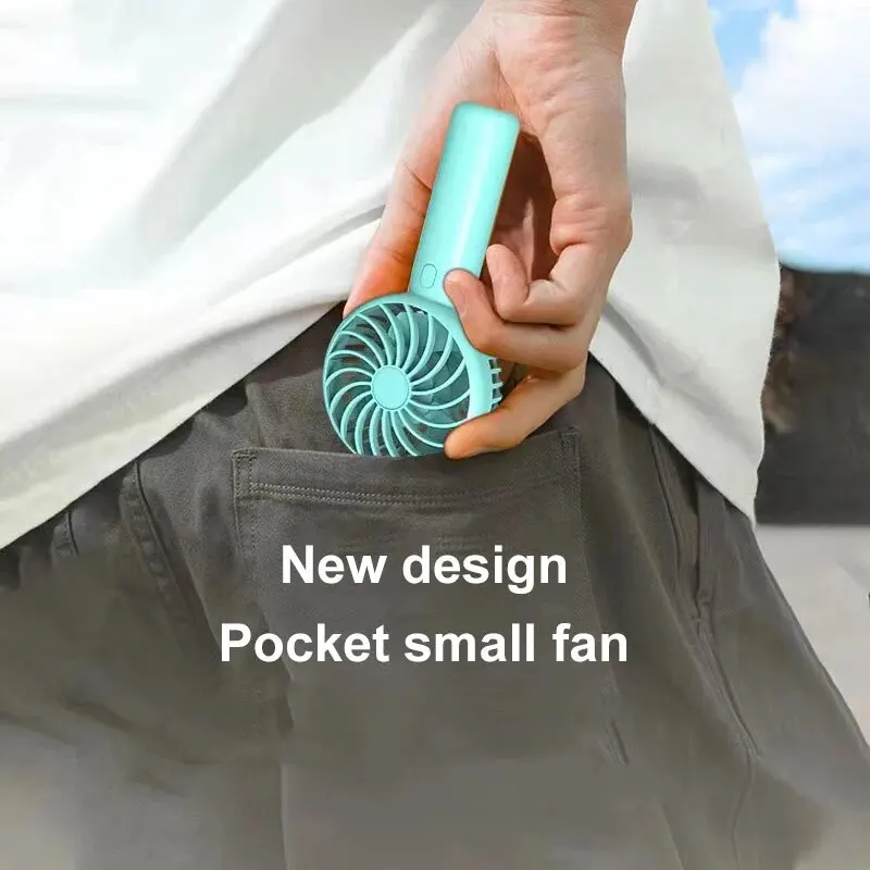 1pc ミニハンドヘルドファン冷却ファンホームオフィス旅行ア - Outdoor Camping Ventilator のレビューと価格