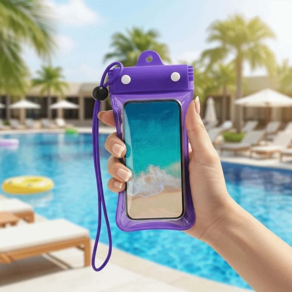 調節可能なストラップ付き防水電話ポーチ、密閉型軽量クロスボデ - Dry Bag Waterproof のレビューと価格