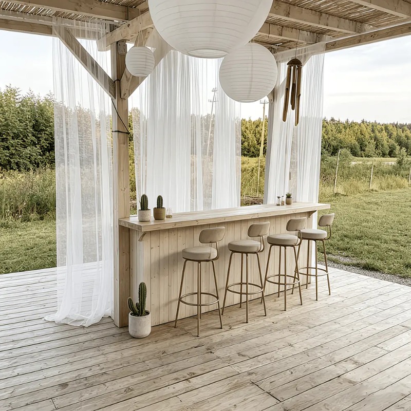 1パネルの屋外カーテン、ロッドポケット付き、パティオ、キャビ - Outdoor Camping Venues のレビューと価格