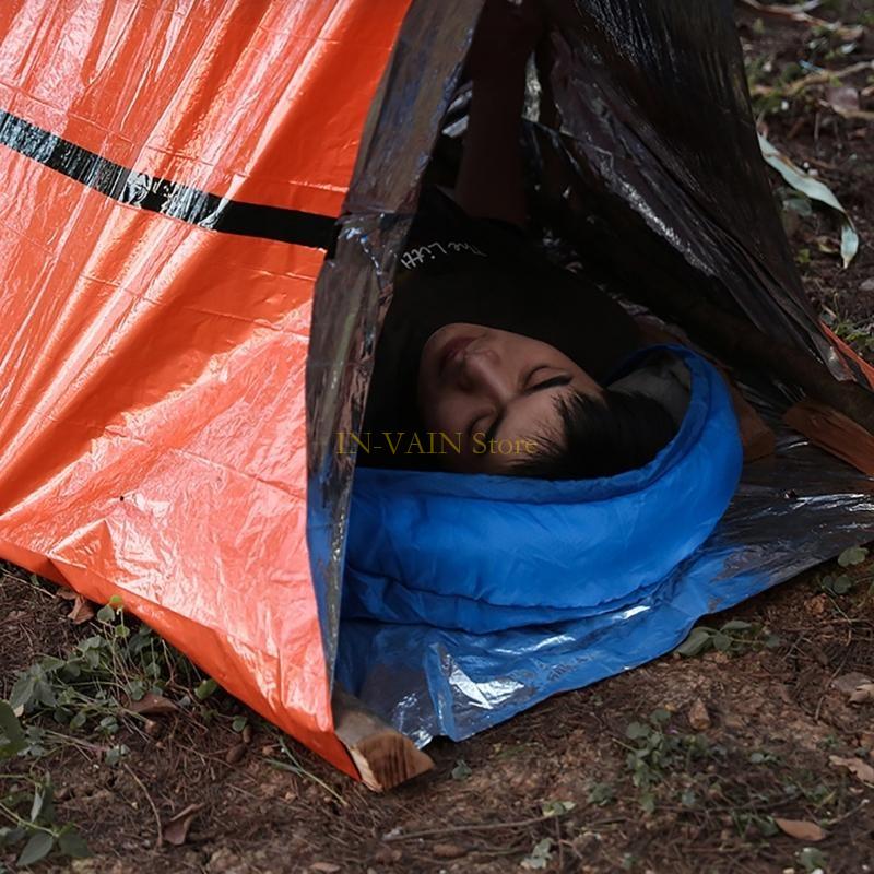 M5TC サバイバルテント緊急避難所 1-2 人軽量テント防 - Outdoor Camping On Youtube のレビューと価格