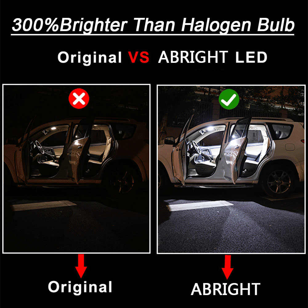 ABRIGHT 車 LED インテリアライト Canbus  - Outdoor Camping Jeep のレビューと価格